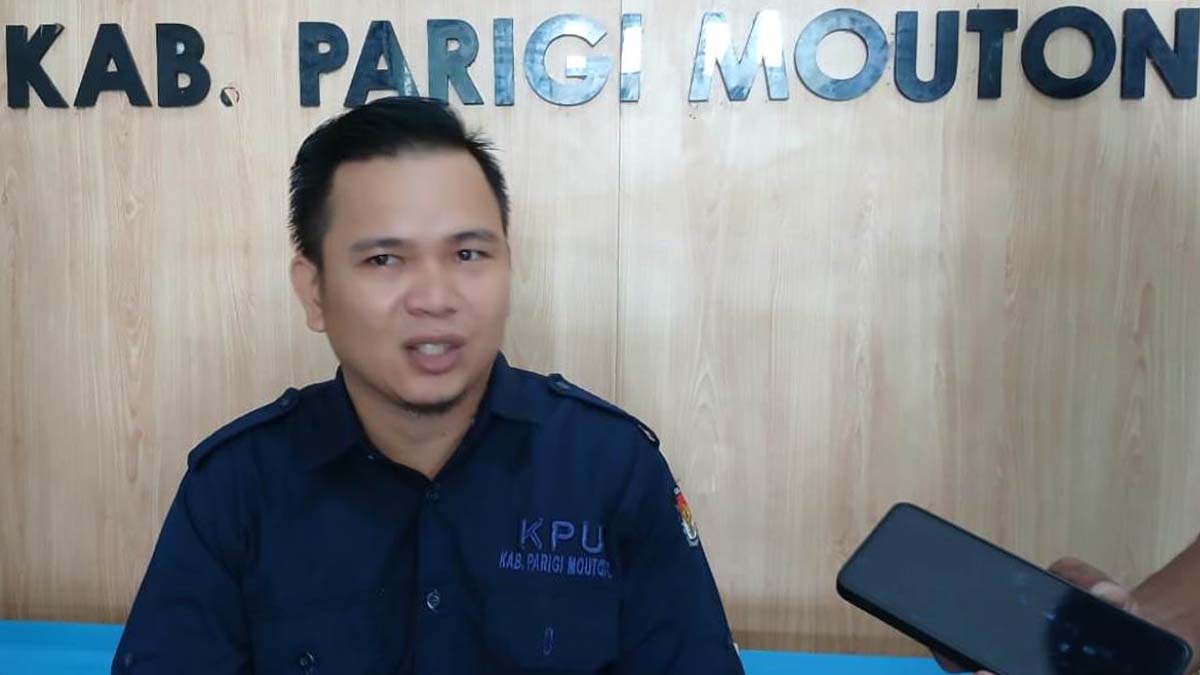 KPU Parigi Moutong Siapkan Cadangan PPS dan PPK Bertugas Saat Pilkada