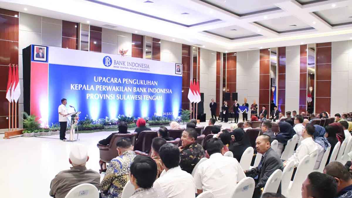 Rusdy Pesan Pimpinan BI Sulteng yang Baru Pertahankan Kestabilan Inflasi