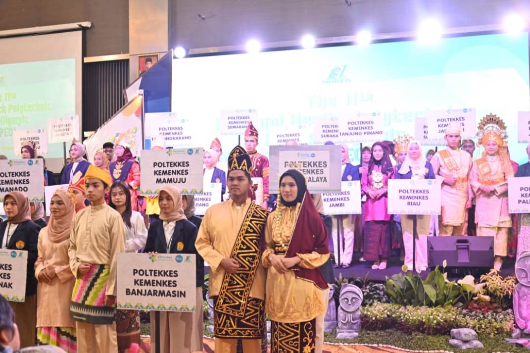 Pesan Gubernur Rusdy di NHPEO Poltekkes Kemenkes se-Indonesia