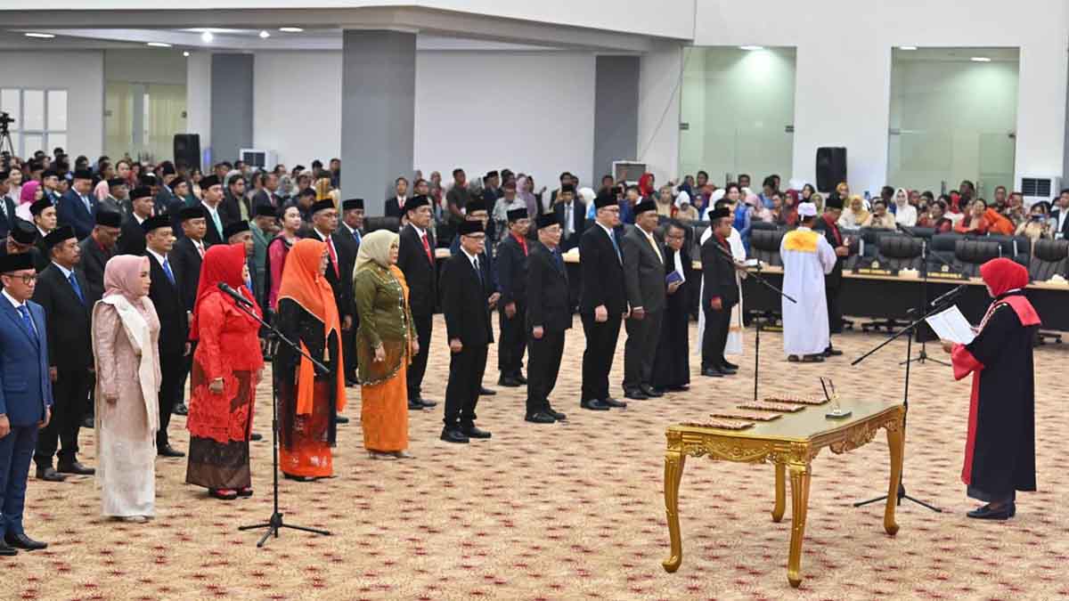 Sebanyak 55 Anggota DPRD Sulteng Periode 2024-2029 Resmi Dilantik