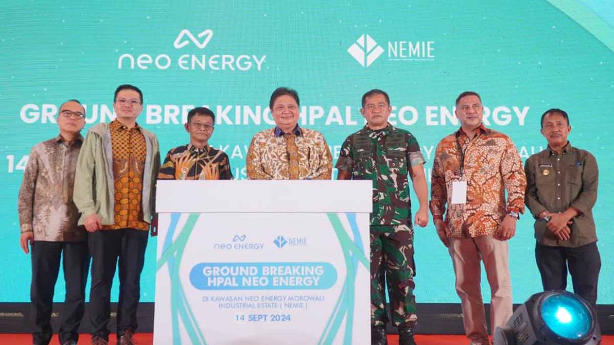 Peletakan Batu Pertama PT NEMIE di Morowali Dihadiri Menko Airlangga