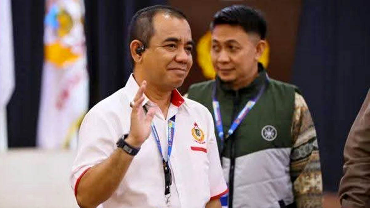 Ketua KONI Parigi Moutong, Faisan Badja, menghadiri Musyawarah Olahraga Provinsi (Musorprov) XIV KONI Sulawesi Tengah, Selasa (16/9). Ia menjadi salah satu tokoh penting yang mendorong terpilihnya Ketua KONI Sulteng periode 2025–2029 secara aklamasi. Foto: Arcki