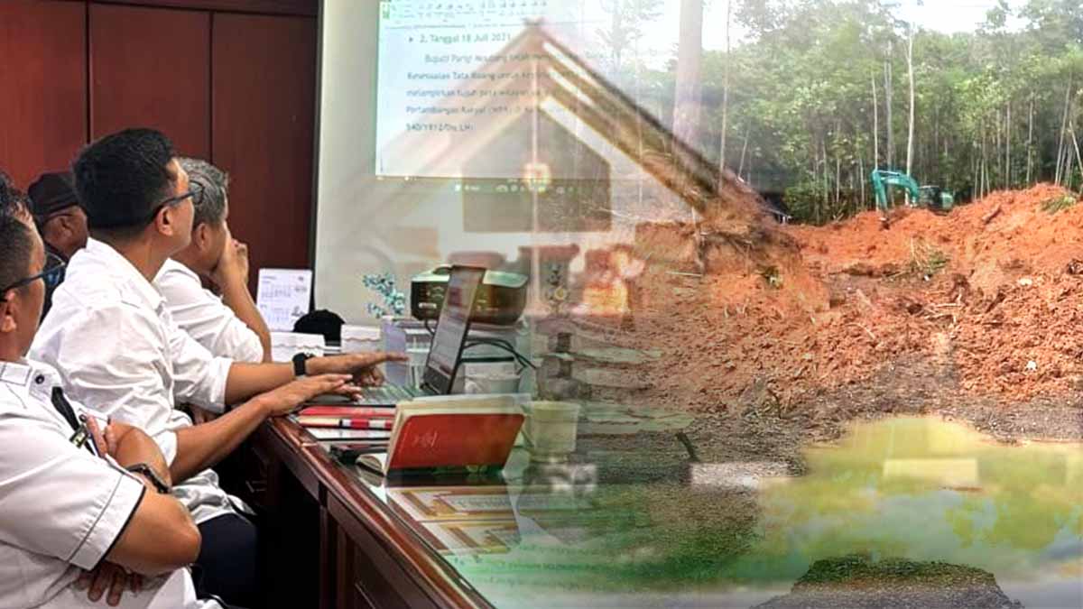 Komisi III DPRD Parigi Moutong saat mengikuti Rapat Dengar Pendapat (RDP) bersama Dinas PUPR membahas polemik penerbitan 53 titik Wilayah Pertambangan (WP). Foto: Doc Konteks Sulawesi