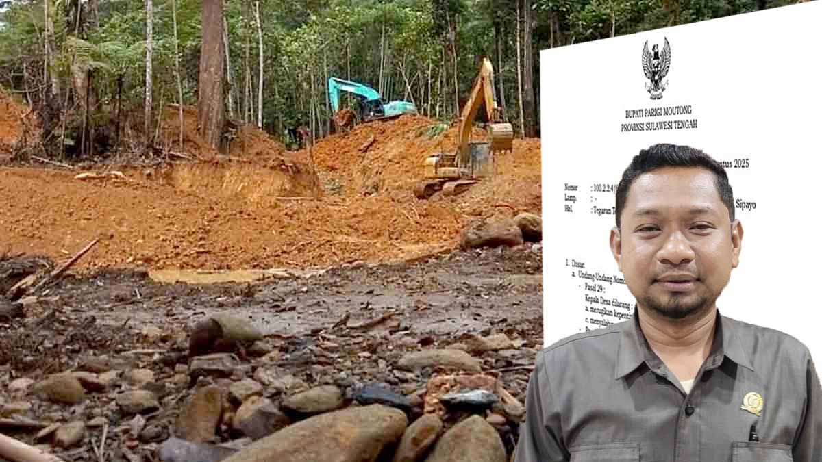 Komitmen Ketua Komisi I DPRD Parigi Moutong, Muhammad Irfain, untuk menggelar RDP terkait dugaan pungutan tambang ilegal di Desa Sipayo hingga kini belum terealisasi. Foto: Konteks Sulawesi