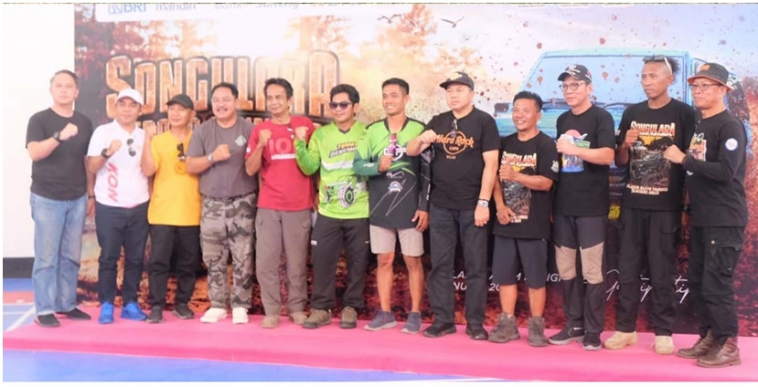 ajang Songulara Offroad Adventure Ngata Parigi 2025. Minggu (19/1/2025) di Gedung Olahraga Parigi Moutong.