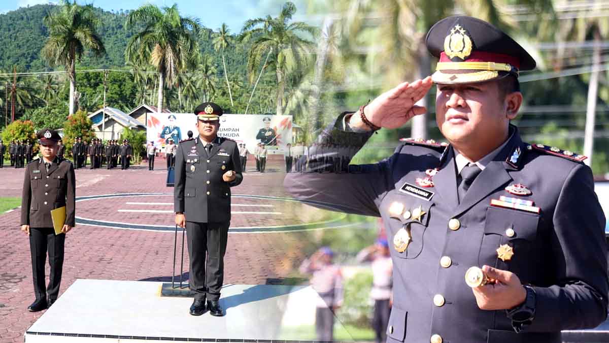 Kapolres Parigi Moutong AKBP Dr. Hendrawan A.N., S.I.K., M.H., memimpin Upacara Peringatan Hari Sumpah Pemuda ke-97 di halaman Mako Polres Parigi Moutong, Selasa (28/10/2025). Foto: Humas Polres Parimo