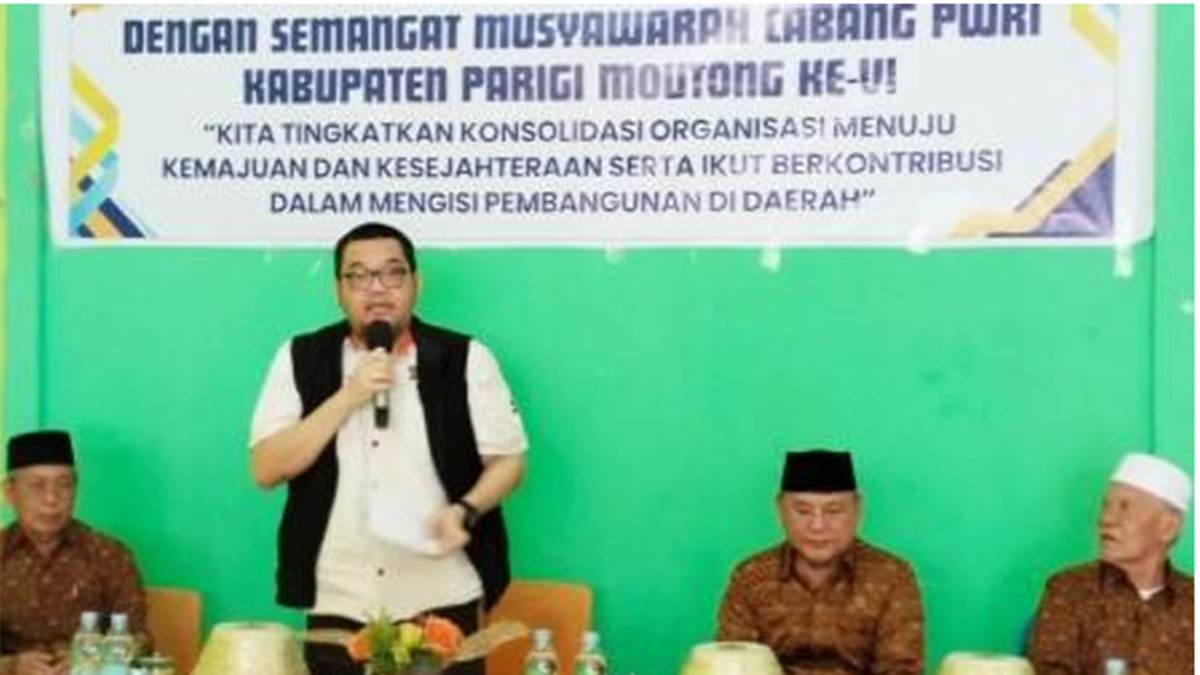 Pesan Pj Bupati Parigi Moutong di Muscab ke-VI PWRI