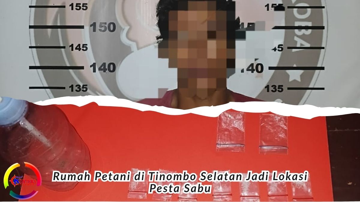 Keterangan Foto: Petugas Satresnarkoba Polres Parigi Moutong menunjukkan barang bukti sabu dan alat isap yang disita dari rumah seorang petani di Desa Silutung, Kecamatan Tinombo Selatan, Rabu (28/1/2026). Foto: Humas Polres Parimo