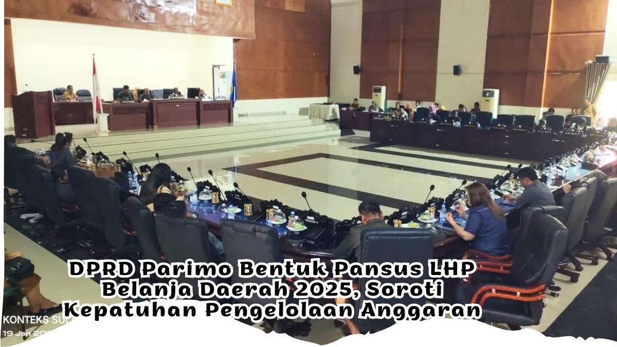 Keterangan Foto: Pimpinan dan anggota DPRD Parigi Moutong mengikuti rapat pembentukan Panitia Khusus (Pansus) tindak lanjut Laporan Hasil Pemeriksaan (LHP) kepatuhan belanja daerah tahun anggaran 2025. DPRD menegaskan pengawasan ini untuk memastikan belanja daerah tidak menyimpang dan rekomendasi Badan Pemeriksa Keuangan (BPK) ditindaklanjuti secara konkret oleh pemerintah daerah. Foto: Tommy Noho