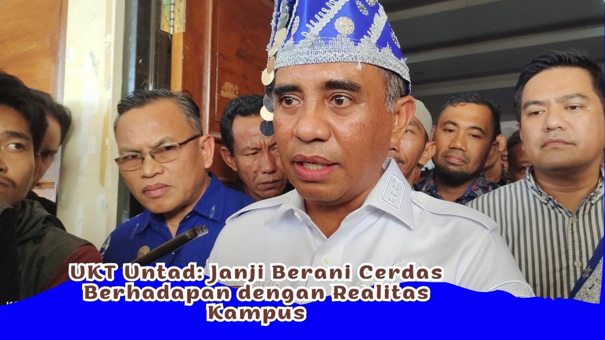 Keterangan Foto: Gubernur Sulawesi Tengah Anwar Hafid memberikan keterangan kepada wartawan usai menghadiri pelantikan Kadin di Parigi Moutong, Kamis. Dalam kesempatan itu, Anwar menegaskan komitmen pemerintah daerah membiayai UKT mahasiswa melalui program Berani Cerdas, di tengah kekhawatiran mahasiswa Universitas Tadulako terkait realisasi pembayaran biaya kuliah. Foto: Tommy Noho