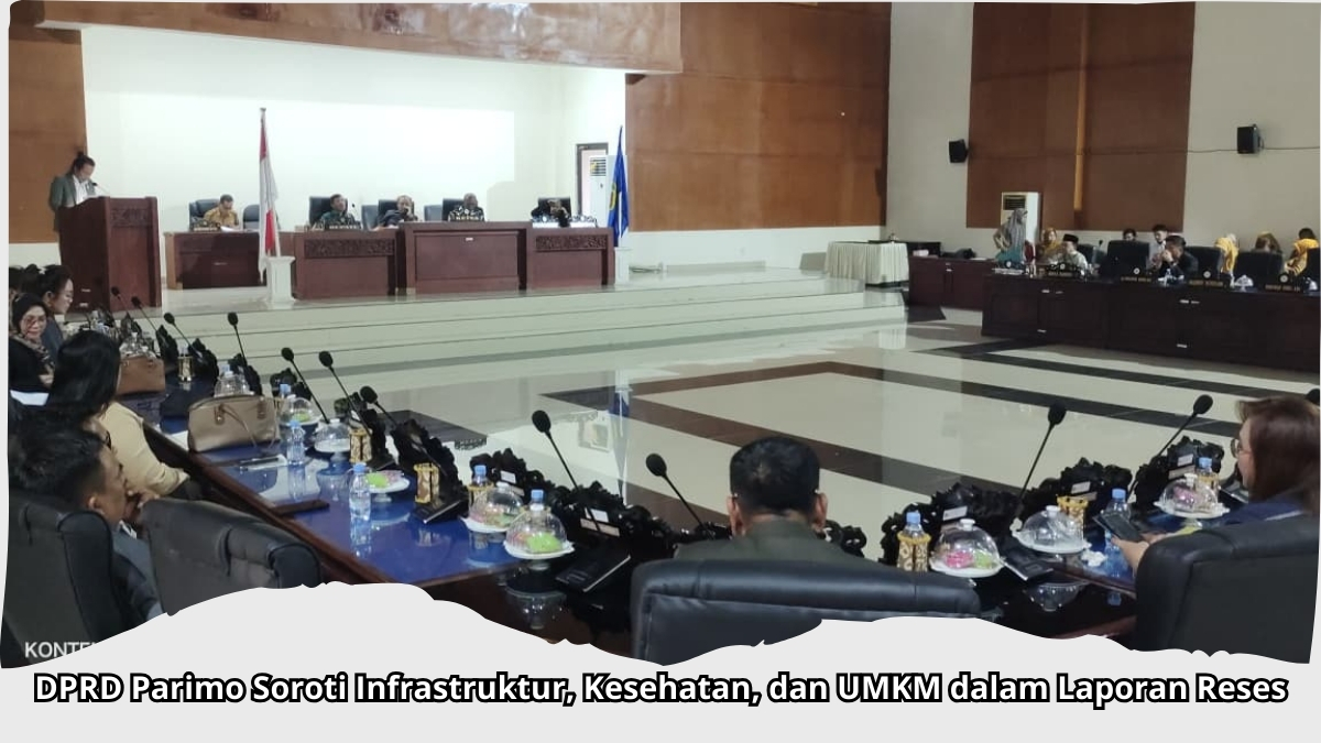 Keterangan Foto: Rapat Paripurna DPRD Parigi Moutong, Sekretaris Komisi II DPRD Parigi Moutong, Sugianto Rerungan, membacakan Laporan Hasil Reses Masa Sidang I Tahun 2025 dalam rapat paripurna di ruang sidang DPRD Parigi Moutong, Senin (19/1/2025). Laporan tersebut memuat sejumlah aspirasi masyarakat, terutama terkait infrastruktur, layanan kesehatan, dan pemberdayaan UMKM. Foto: Tommy Noho