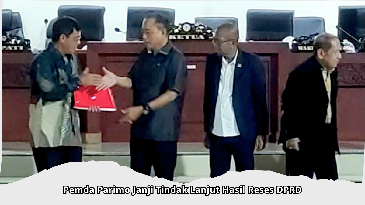 Keterangan Foto: Asisten I Bidang Pemerintahan dan Kesejahteraan Rakyat Parigi Moutong, Aziz Tombolotutu, mewakili Bupati Erwin Burase, menghadiri Rapat Paripurna DPRD Parigi Moutong dengan agenda Laporan Hasil Reses Masa Sidang I 2025–2026 di ruang sidang DPRD, Senin (19/1/2025). Foto: Tommy Noho