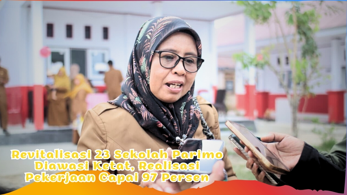 Keterangan Foto: Revitalisasi Sekolah, Progres pembangunan 23 sekolah di Parigi Moutong mencapai 97 persen; dua sekolah di Kecamatan Palasa terkendala medan dan akses material. Foto: Basrul Idrus.