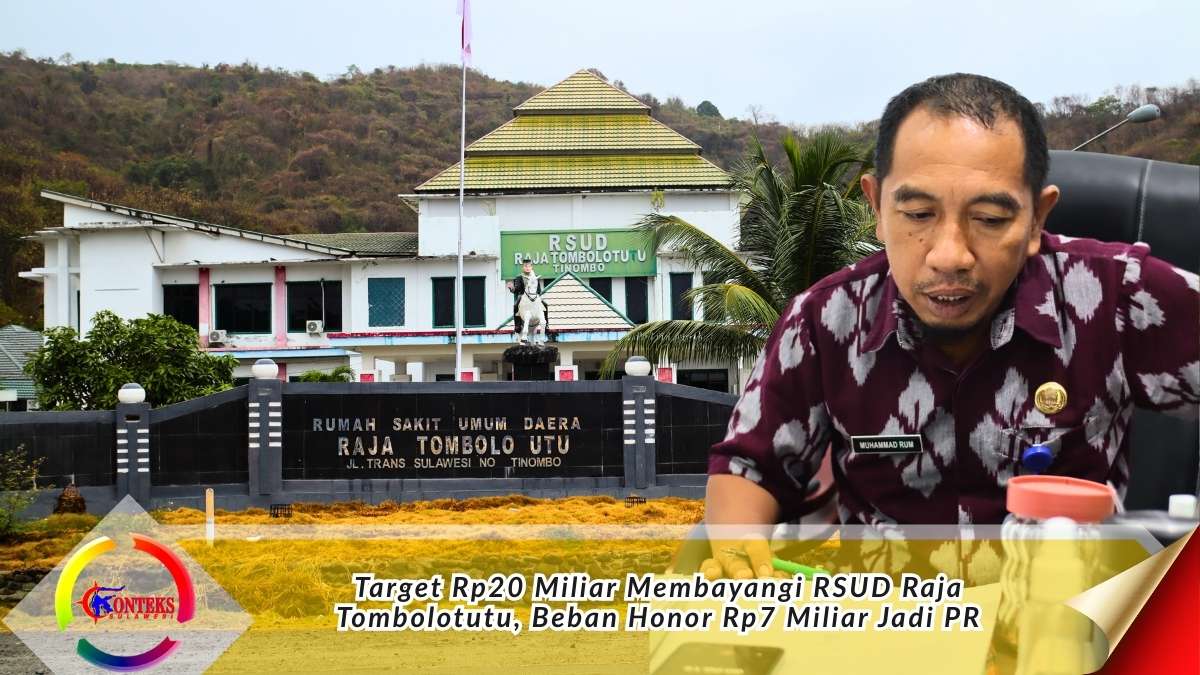 Keterangan foto: Kasubag Umum RSUD Raja Tombolotutu, Muhammad Rum, saat memberikan keterangan terkait target pendapatan rumah sakit sebesar Rp20 miliar serta beban honor tenaga kesehatan sekitar Rp7 miliar per tahun, di Parigi Moutong. Foto: Dok. Konteks Sulawesi/Basrul