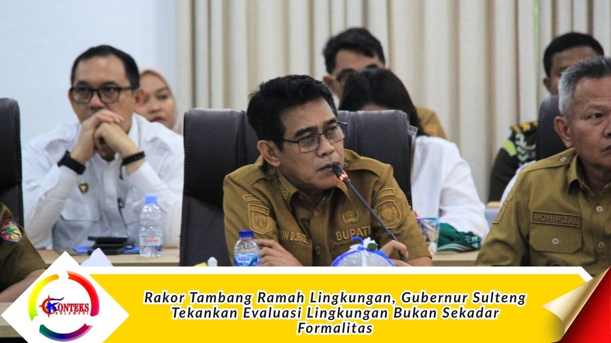 Keterangan Foto: Bupati Parigi Moutong H. Erwin Burase mengikuti Rapat Koordinasi Tata Kelola Pertambangan yang Ramah dan Berwawasan Lingkungan di Ruang Polibu, Kantor Gubernur Sulawesi Tengah, Senin (9/2/2026). Rakor dipimpin Gubernur Sulawesi Tengah Anwar Hafid dan menekankan evaluasi pengelolaan lingkungan serta penataan perizinan sektor pertambangan. Foto: Diskominfo