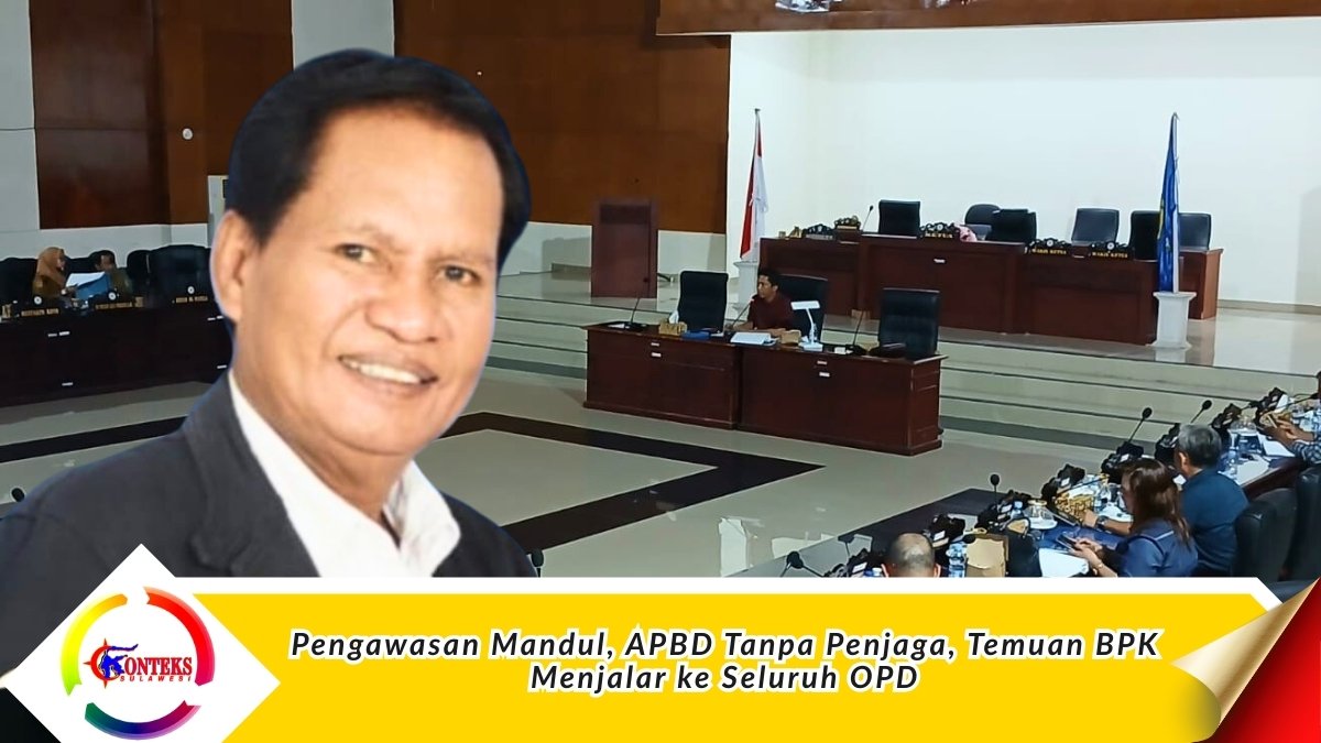 Keterangan Foto: Anggota DPRD Parigi Moutong, Husen Mardjengi, menyampaikan kritik tajam terhadap lemahnya pengawasan Inspektorat dalam rapat Panitia Khusus (Pansus) LHP BPK APBD 2025 bersama sejumlah OPD di ruang sidang DPRD Parigi Moutong. Foto: Dok. Konteks Sulawesi/Tommy