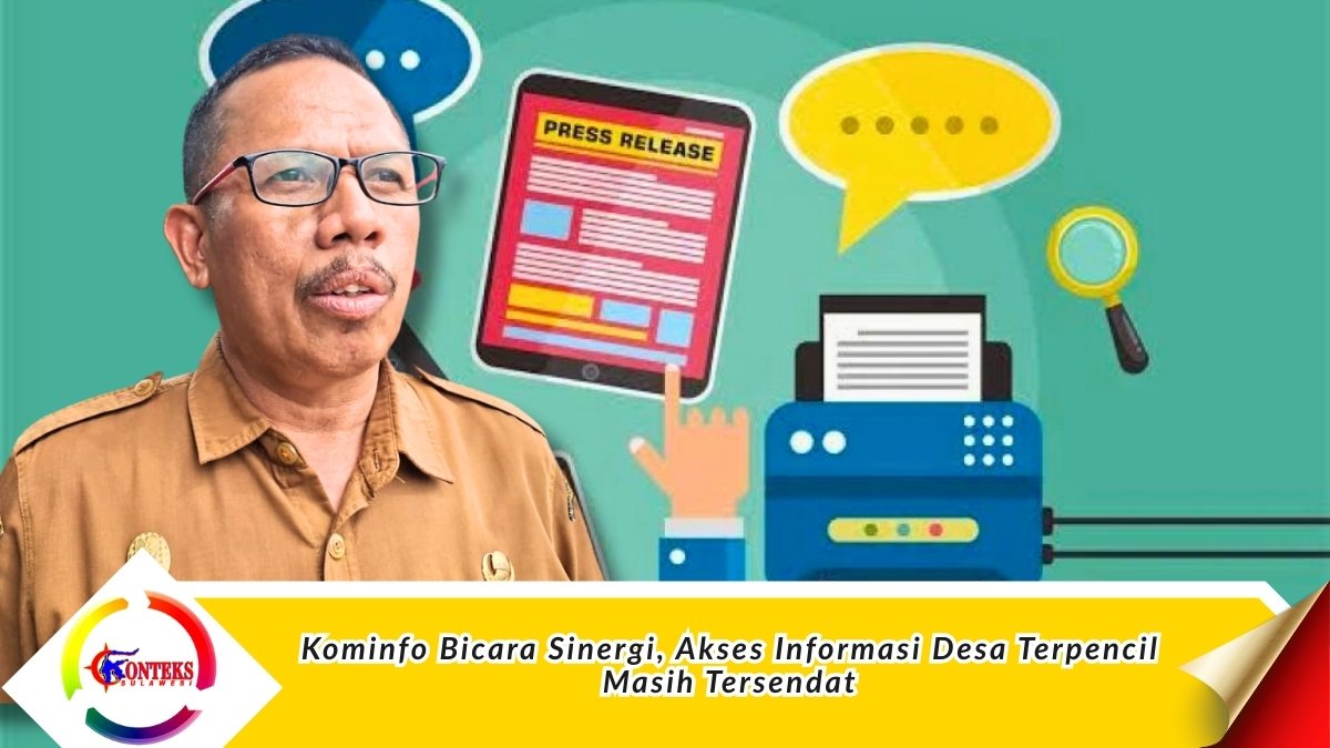 Keterangan Foto: Plt Kepala Dinas Komunikasi dan Informatika Kabupaten Parigi Moutong, Hairudin, saat menyampaikan komitmen sinergi dengan media dalam mendukung penyebaran informasi publik, di tengah keterbatasan akses jaringan komunikasi di sejumlah desa terpencil. Foto: Dok. Konteks Sulawesi
