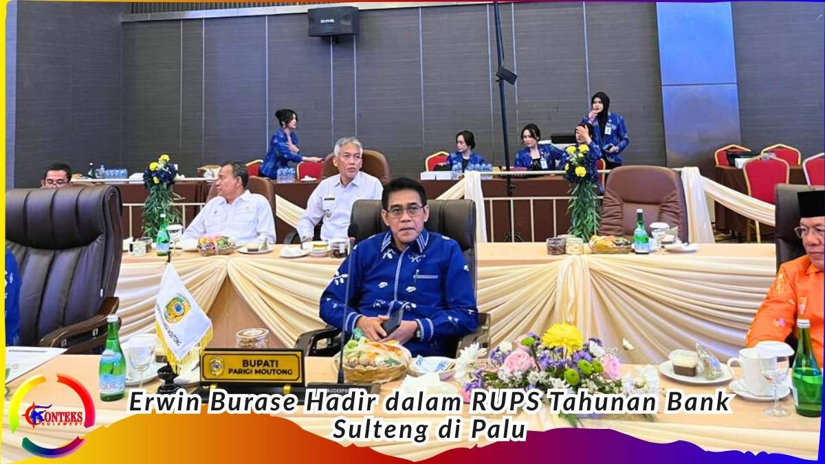 Keterangan Foto: Bupati Parigi Moutong Erwin Burase menghadiri Rapat Umum Pemegang Saham Tahunan (RUPST) PT Bank Sulteng yang dirangkaikan dengan RUPS Luar Biasa di Palu, Sulawesi Tengah, Rabu (4/2/2026). Forum tersebut diikuti kepala daerah se-Sulawesi Tengah dan dibuka Gubernur Anwar Hafid. Foto: Diskominfo