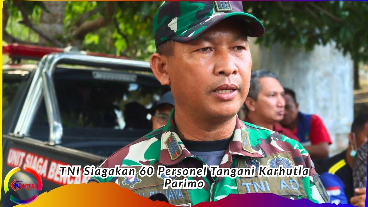 Keterangan Foto: Perwira Penghubung (Pabung) TNI Parigi Moutong, Kapten Armet Putu Sijaya, memberikan keterangan kepada wartawan saat mendampingi kunjungan Bupati dan Wakil Bupati Parigi Moutong di lokasi kebakaran hutan dan lahan (karhutla) di Desa Avolua, Kecamatan Parigi Utara, Kamis (5/2/2026). TNI menyatakan kesiapan mengerahkan hingga 60 personel untuk mendukung penanganan karhutla di wilayah tersebut. Foto: Dok. Konteks Sulawesi/Basrul