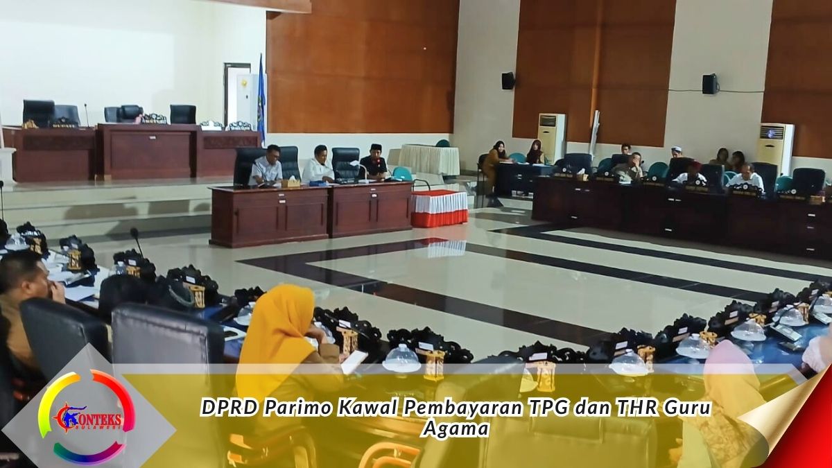 Suasana Rapat Dengar Pendapat (RDP) DPRD Parigi Moutong bersama Dinas Pendidikan dan Kementerian Agama membahas pembayaran TPG dan THR guru agama. Foto: CR