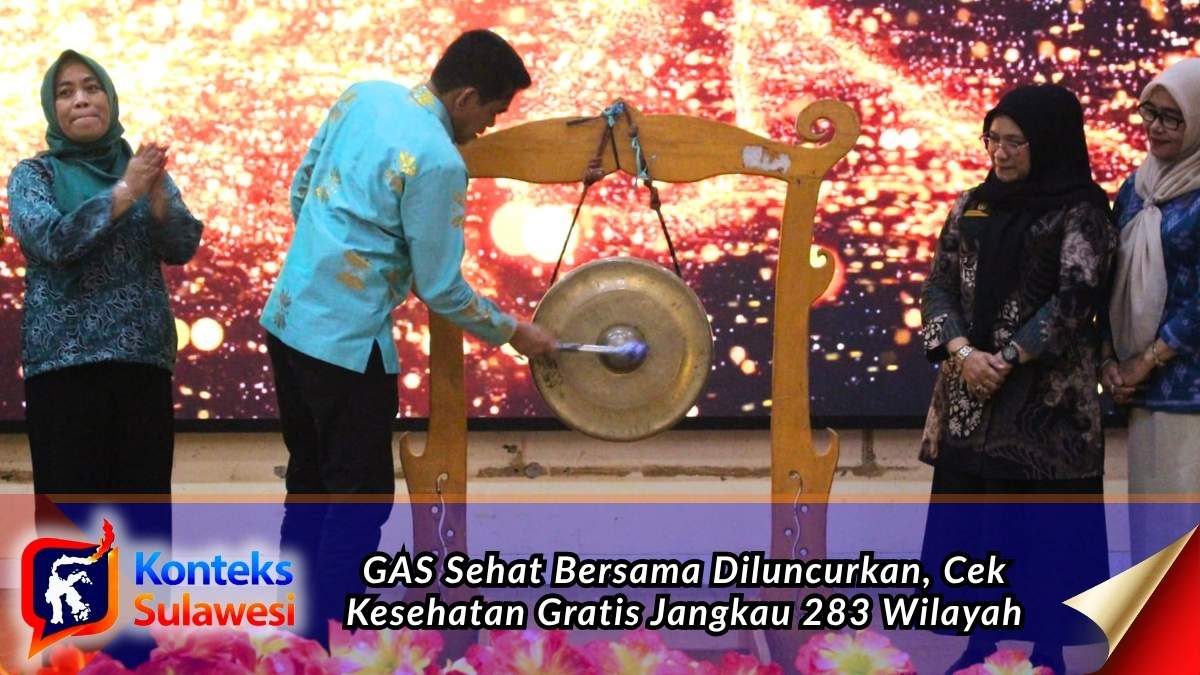 Bupati Parigi Moutong saat membuka program GAS Sehat Bersama yang menjadi langkah pemerintah daerah mempercepat pencapaian standar pelayanan minimal kesehatan melalui skrining gratis hingga tingkat desa dan kelurahan. Foto: Diskominfo Parigi Moutong