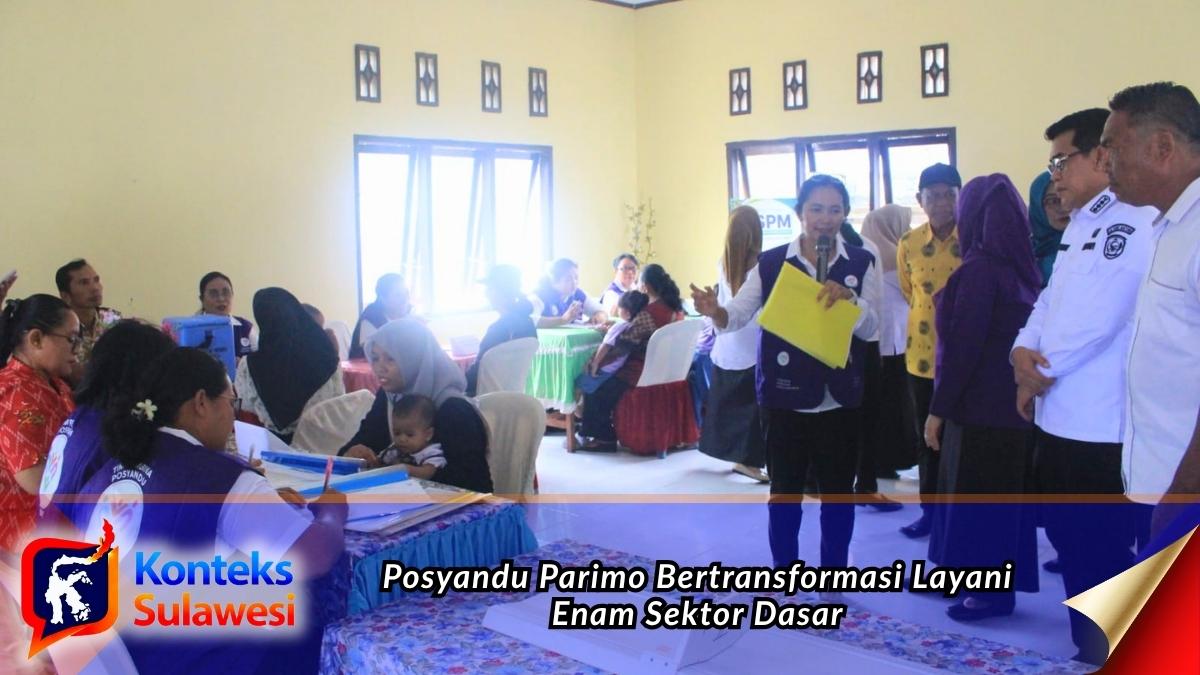 Kader Posyandu melayani masyarakat dalam penerapan Posyandu 6 SPM di Desa Masari, Kecamatan Parigi Selatan, sebagai bagian dari transformasi pelayanan dasar terpadu. Foto: Diskominfo Parigi Moutong.