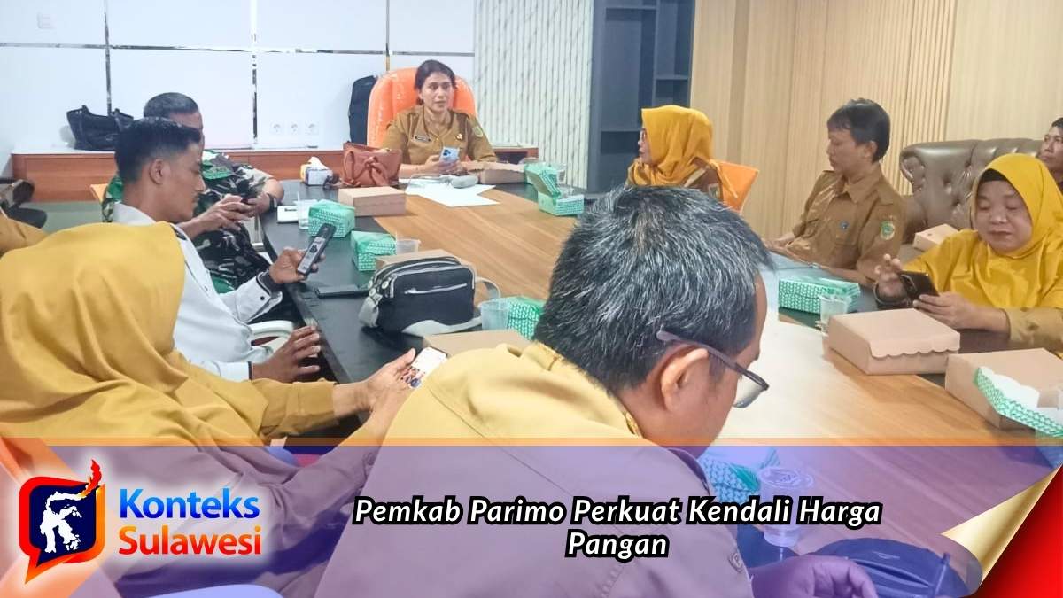 Pemerintah Kabupaten Parigi Moutong mengikuti Rakor Pengendalian Inflasi Daerah 2026 secara daring bersama Kementerian Dalam Negeri untuk membahas stabilitas harga pangan, distribusi BBM, dan dukungan Program 3 Juta Rumah. Foto: Diskominfo Parigi Moutong.