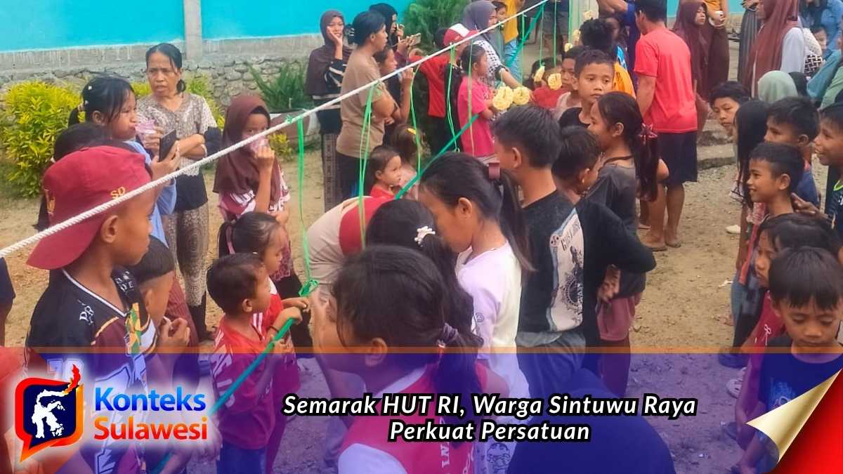 Warga Desa Sintuwu Raya antusias mengikuti berbagai perlombaan tradisional dalam rangka memeriahkan HUT ke-81 Kemerdekaan Republik Indonesia, sebagai momentum mempererat persatuan, gotong royong, dan kebersamaan masyarakat. Foto: Iskandar Miu