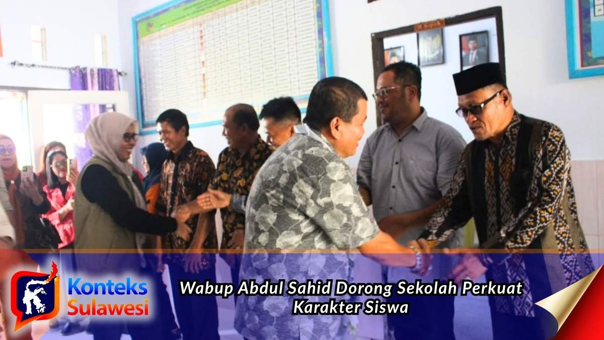 Wakil Bupati Parigi Moutong H. Abdul Sahid saat mengunjungi SMP Negeri 1 Balinggi dan berdialog bersama jajaran tenaga pendidik, Jumat (18/9/2026). Foto: Diskominfo