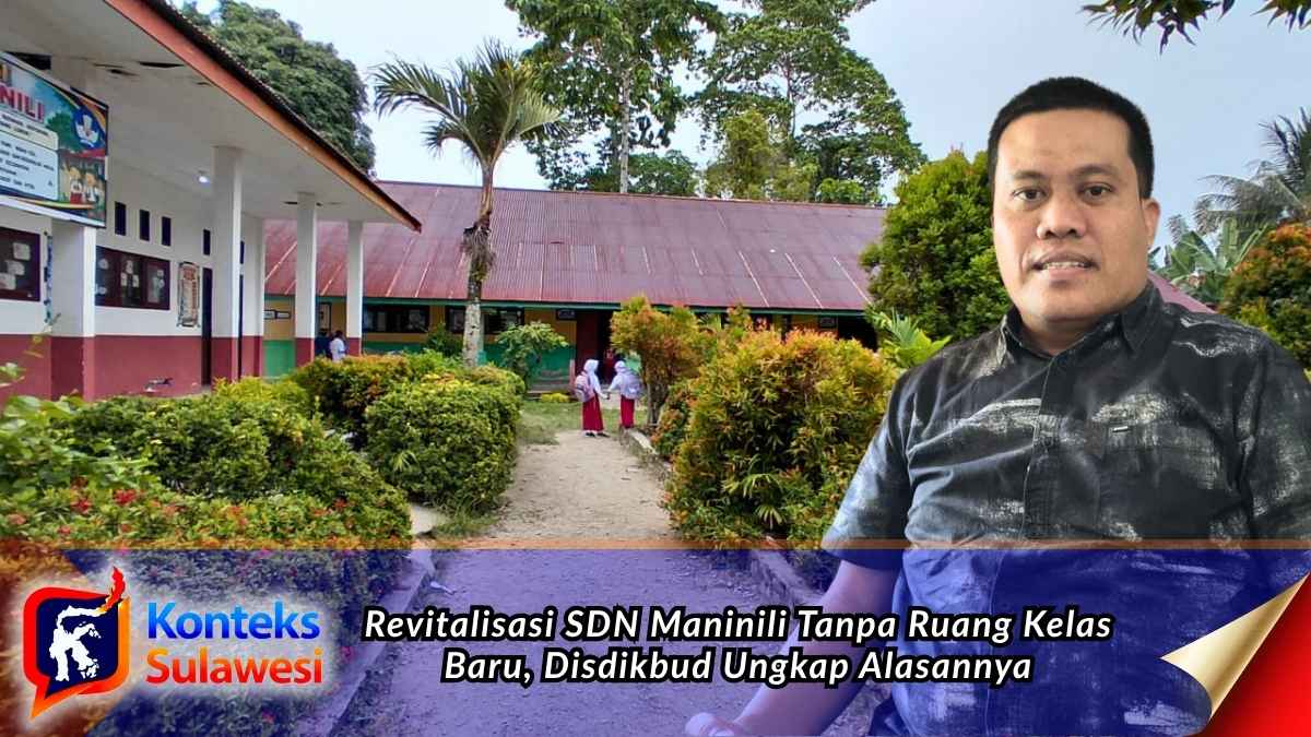 Kepala Bidang Manajemen Sekolah Dasar Disdikbud Parigi Moutong, Ibrahim, S.E., M.A.P., saat memberikan keterangan terkait bantuan revitalisasi SDN Maninili yang belum mencakup pembangunan ruang kelas baru, di ruang kerjanya, Senin (12/10/2026). Foto: Tommy Noho