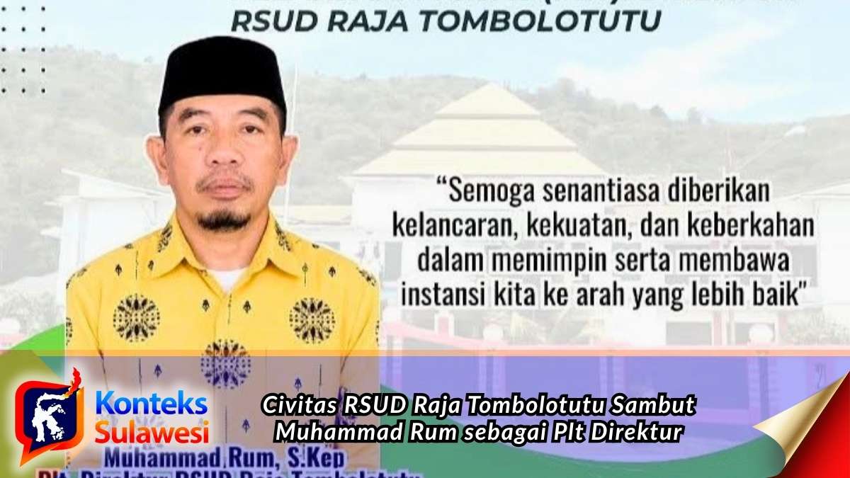 Muhammad Rum, S.Kep., yang dipercaya menjabat sebagai Pelaksana Tugas (Plt.) Direktur RSUD Raja Tombolotutu, Kabupaten Parigi Moutong (Parimo), Sulawesi Tengah (Sulteng), mendapat apresiasi dan dukungan dari civitas rumah sakit untuk meningkatkan kualitas pelayanan kesehatan kepada masyarakat. Foto: Ist