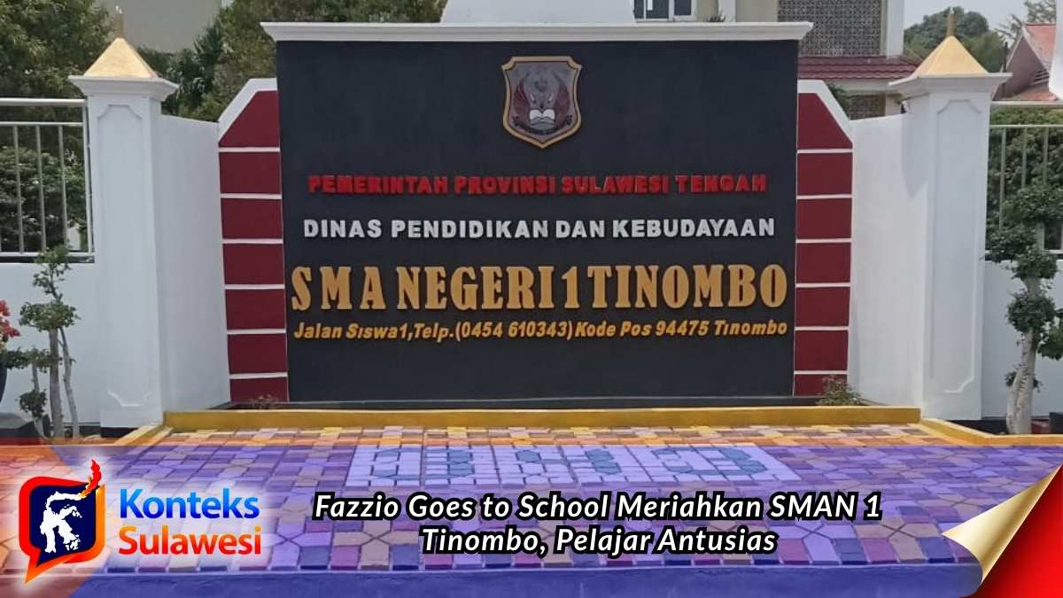 SMAN 1 Tinombo, Kecamatan Tinombo, Kabupaten Parigi Moutong (Parimo), Sulawesi Tengah (Sulteng), Kamis (15/10/2026). Foto: Iskandar