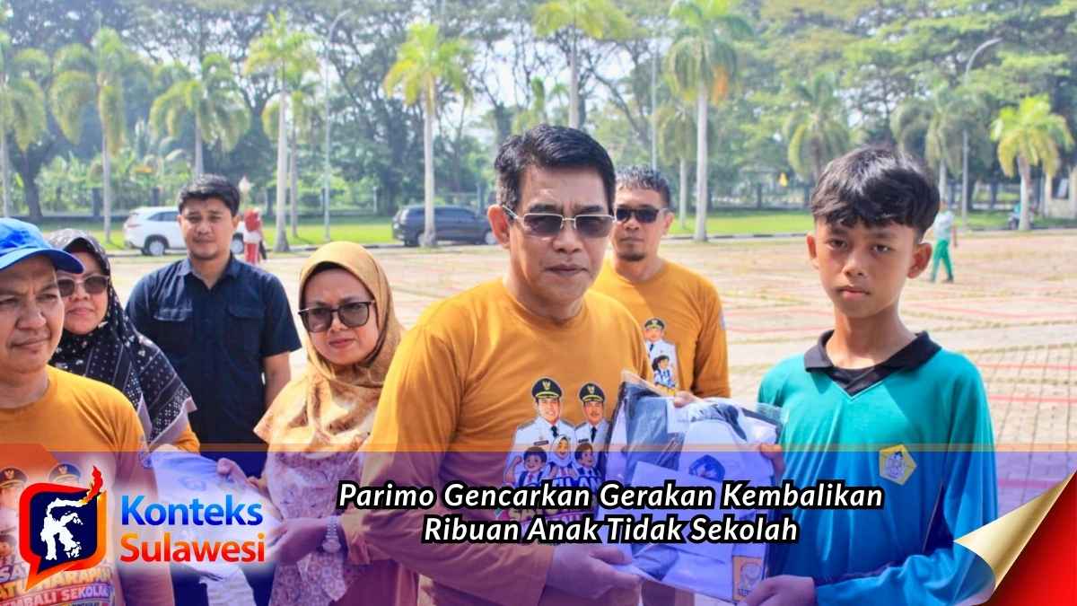 Pemerintah Kabupaten Parigi Moutong menggelar gerakan pengembalian anak tidak sekolah (ATS) untuk mendorong anak-anak kembali mengenyam pendidikan. Foto: Diskominfo Kabupaten Parigi Moutong.